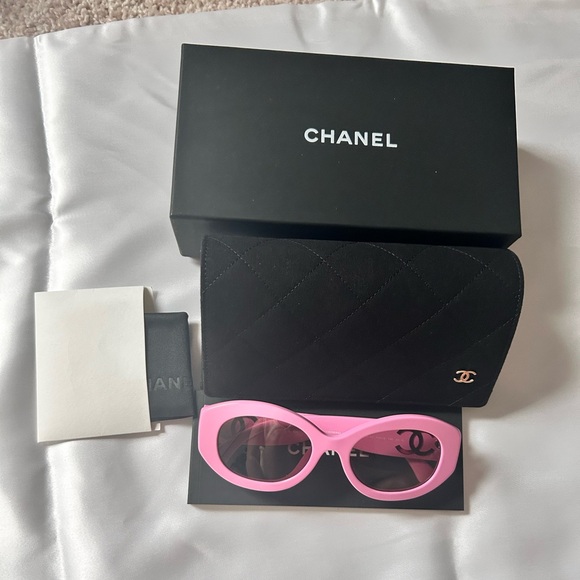 Chanel Oval sunglasses. main image 8